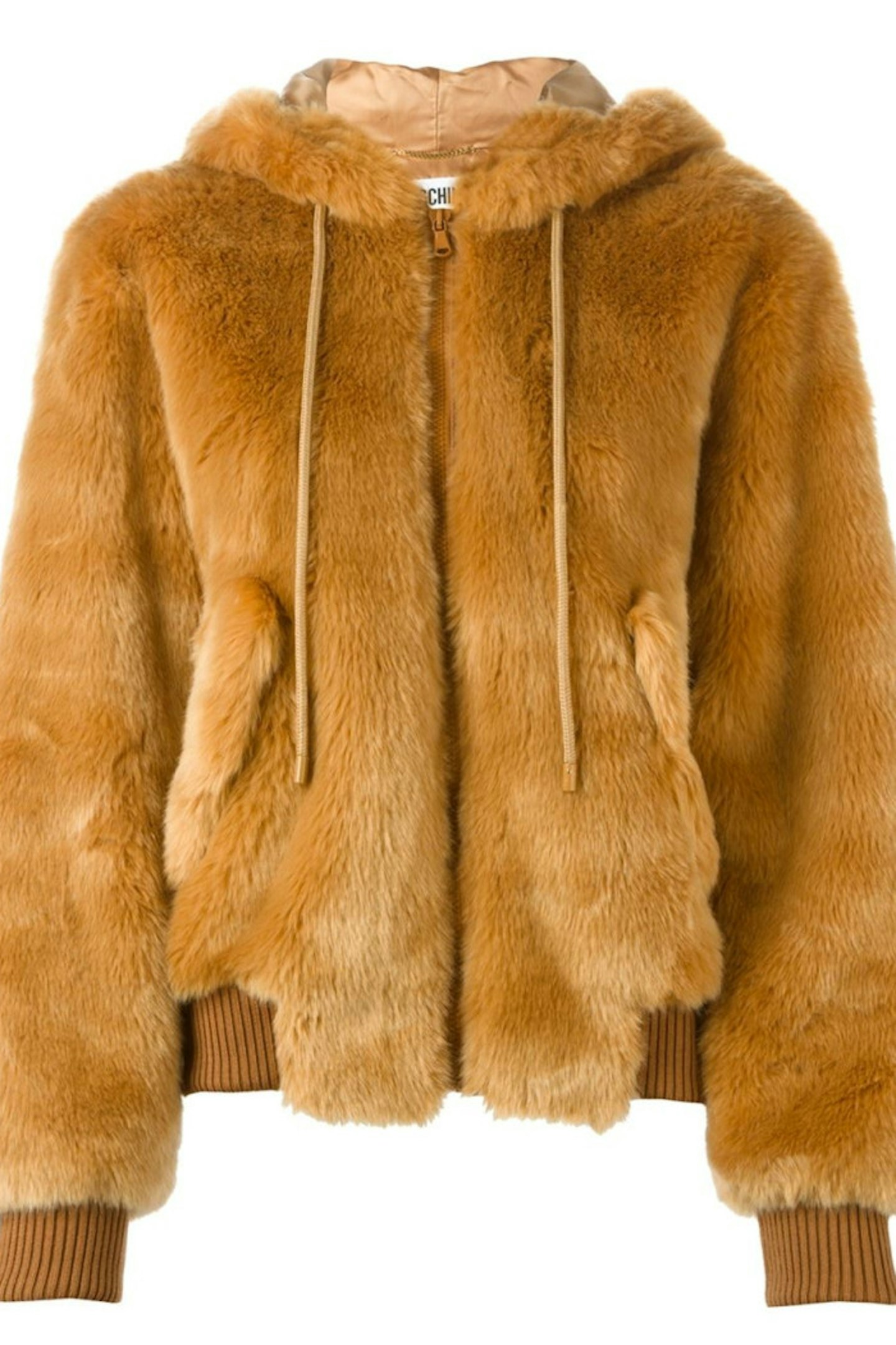MOSCHINO faux fur jacket