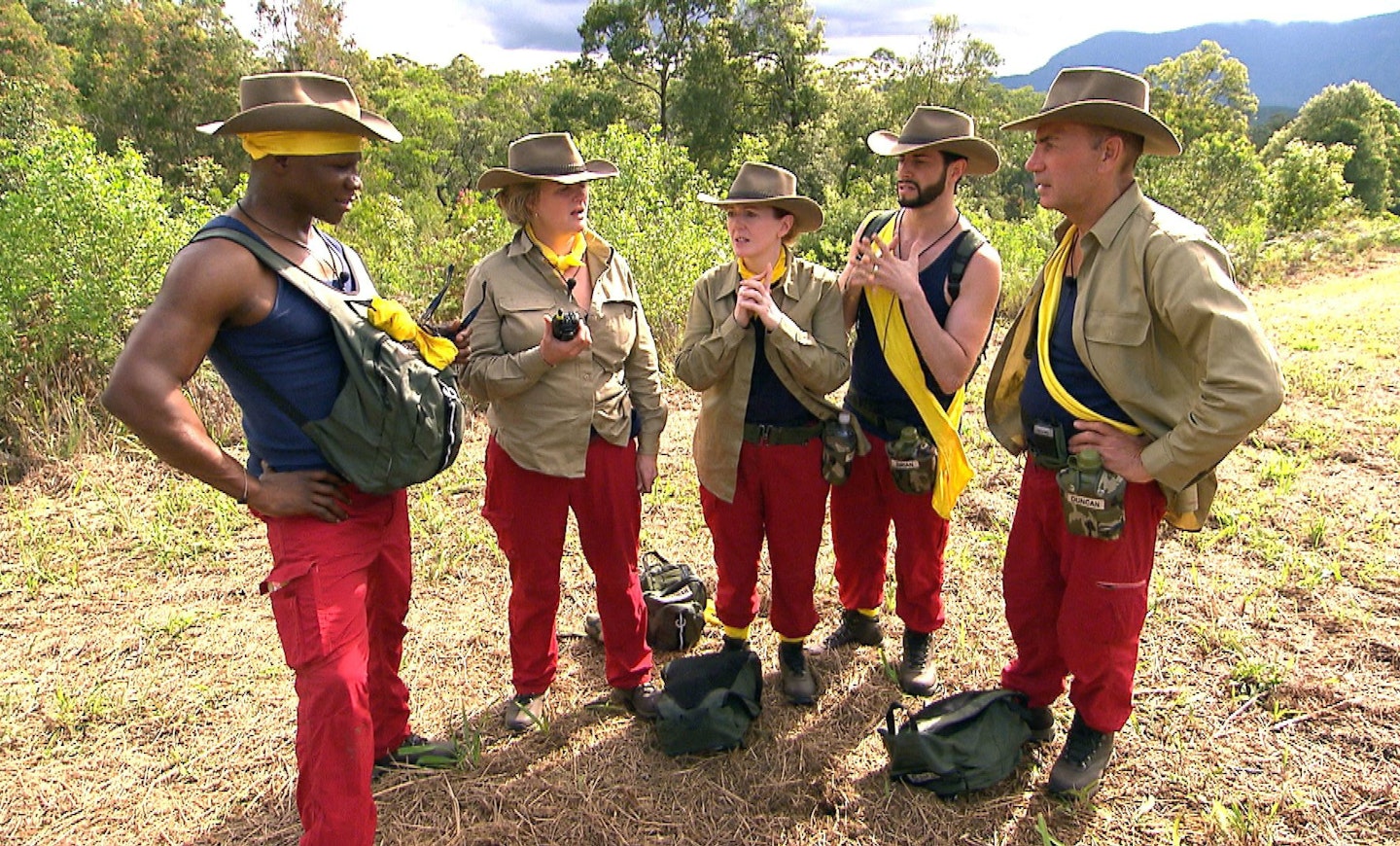 The campmates were left waiting to do their skydive because of the conditions