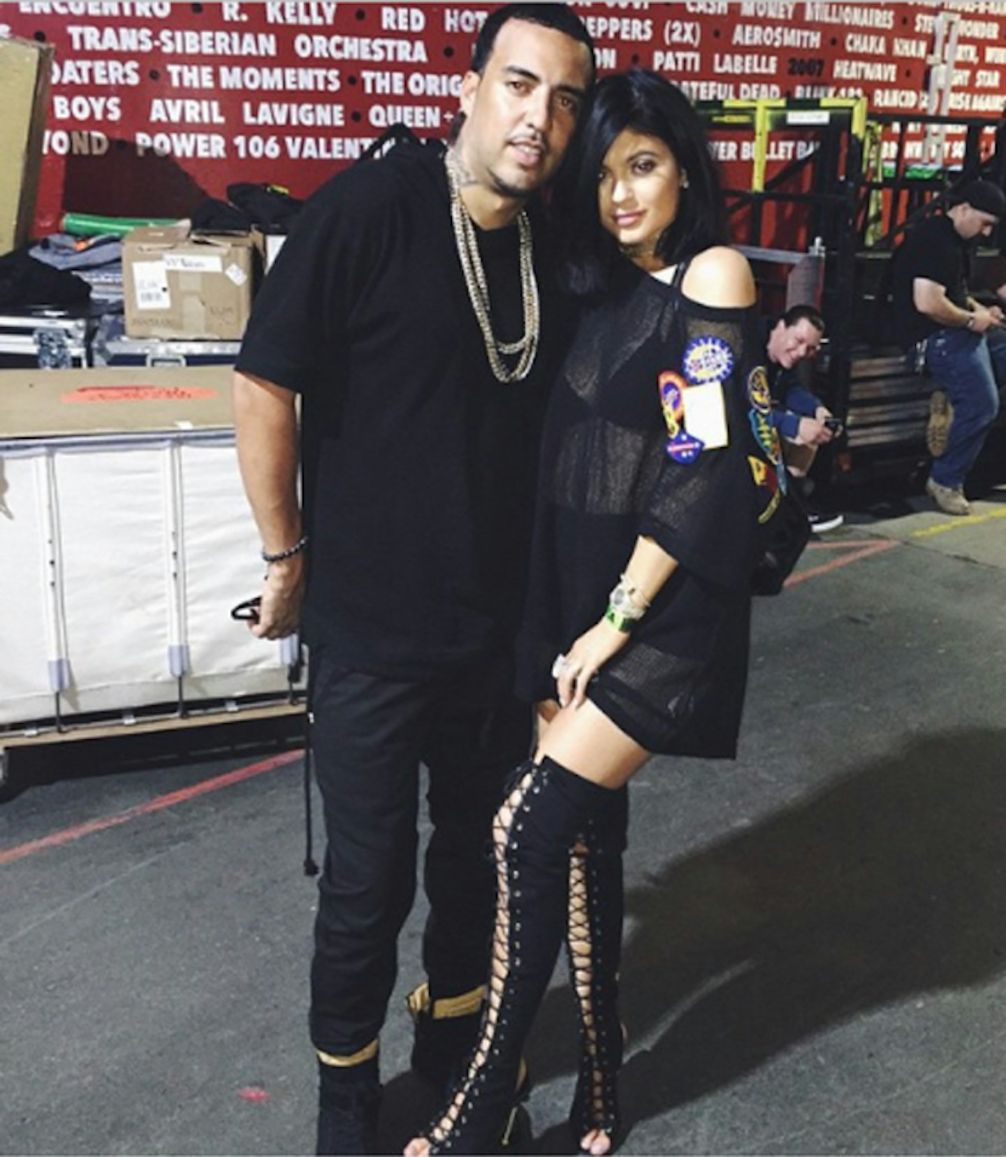 Tuesday: Kylie and French Montana