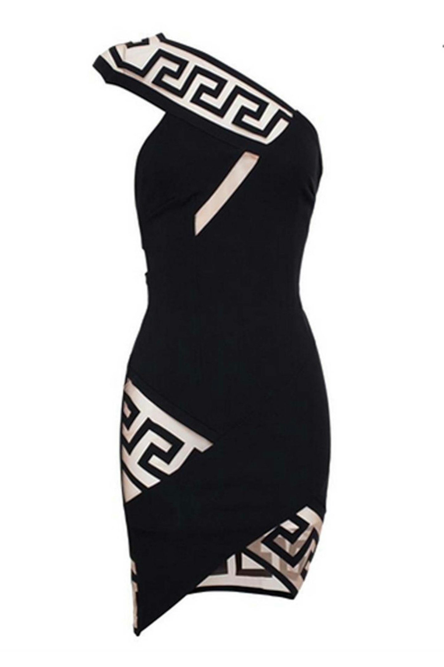 14. Geometric mesh panel dress, £690, Versus at Browns