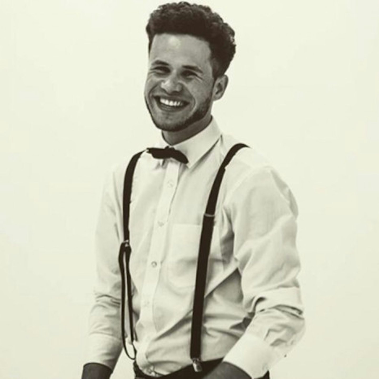 Jamie works as an Olly Murs tribute act... obviously