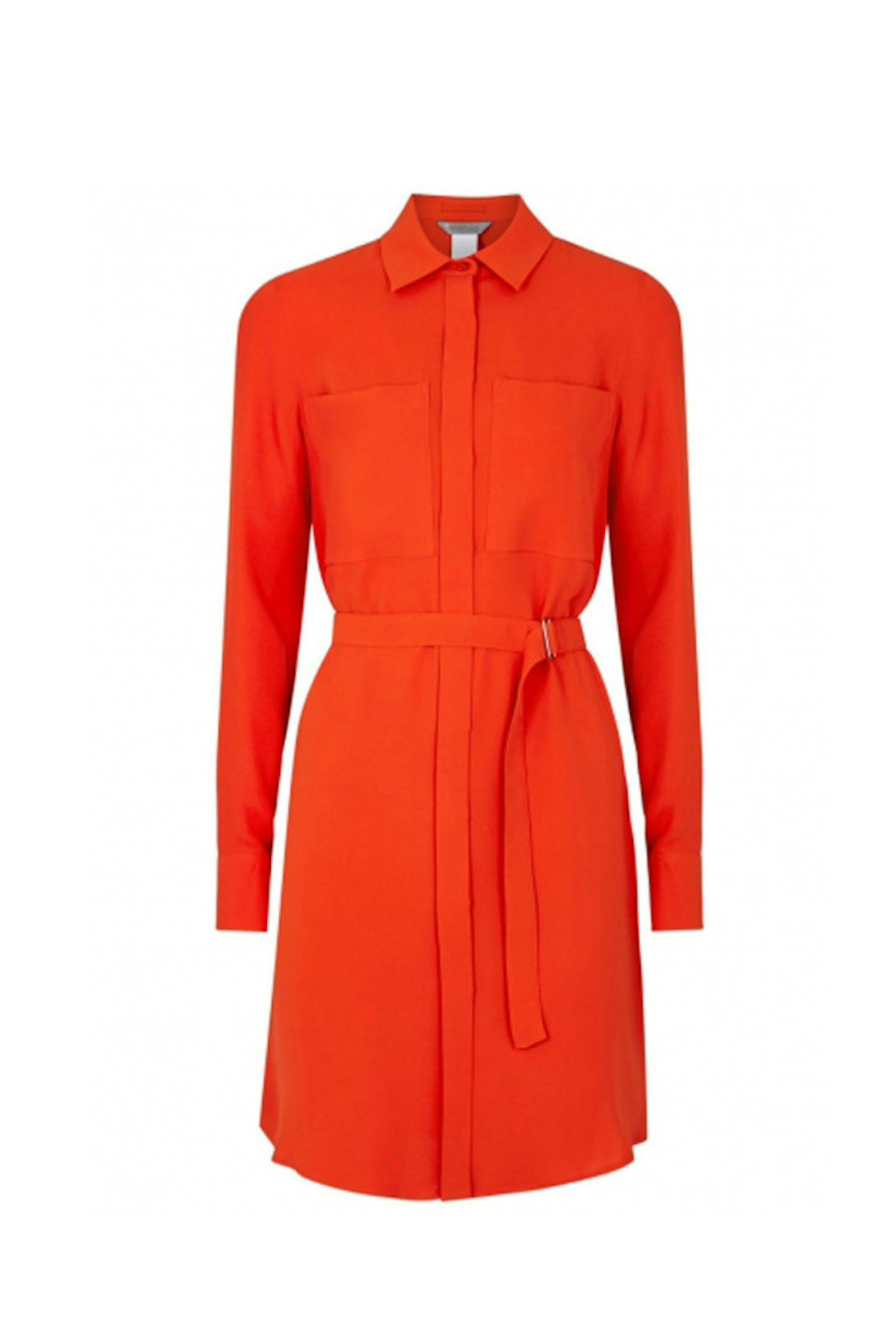 Equipments signature silk shirts are also available in a dress too. Pair bright red with white leather sandals and an oversized tote bag.