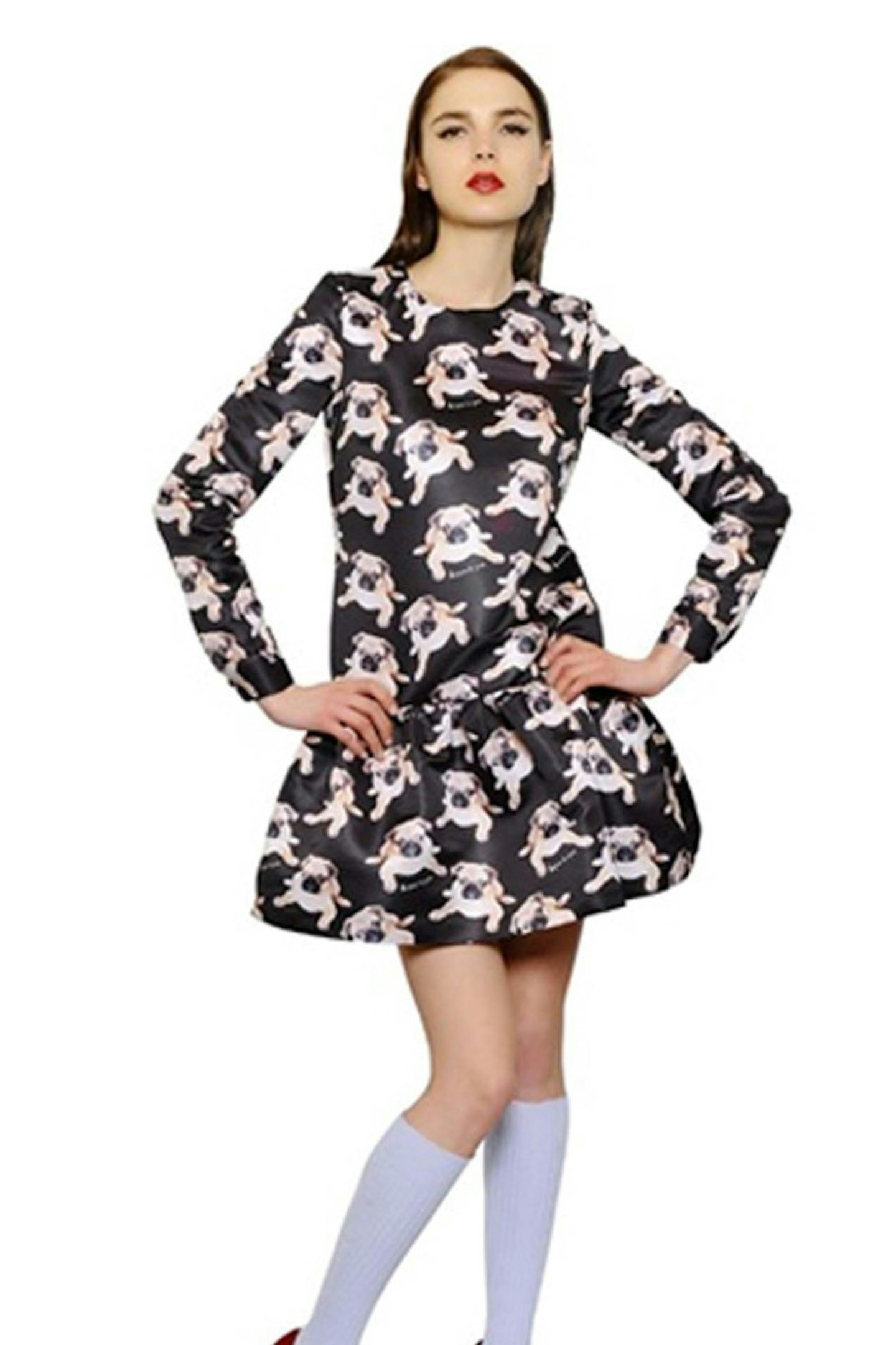 8. Pug printed duchesse dress, £647, Au Jour Le Jour at Luisaviaroma.com