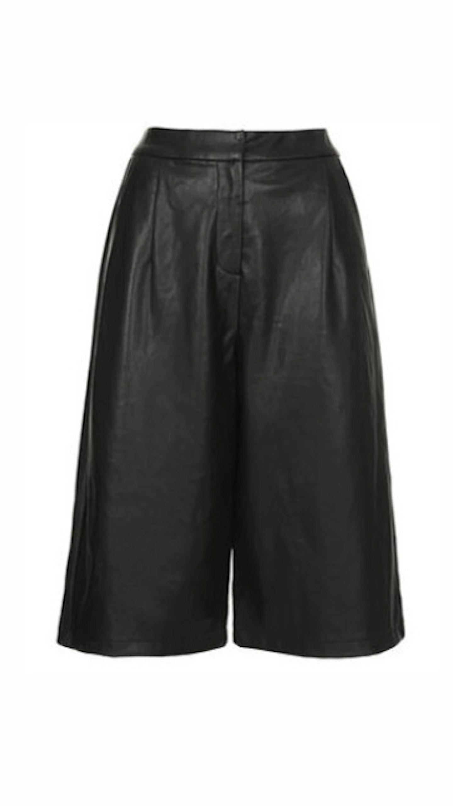 Leather-Look Culottes £35 Topshop