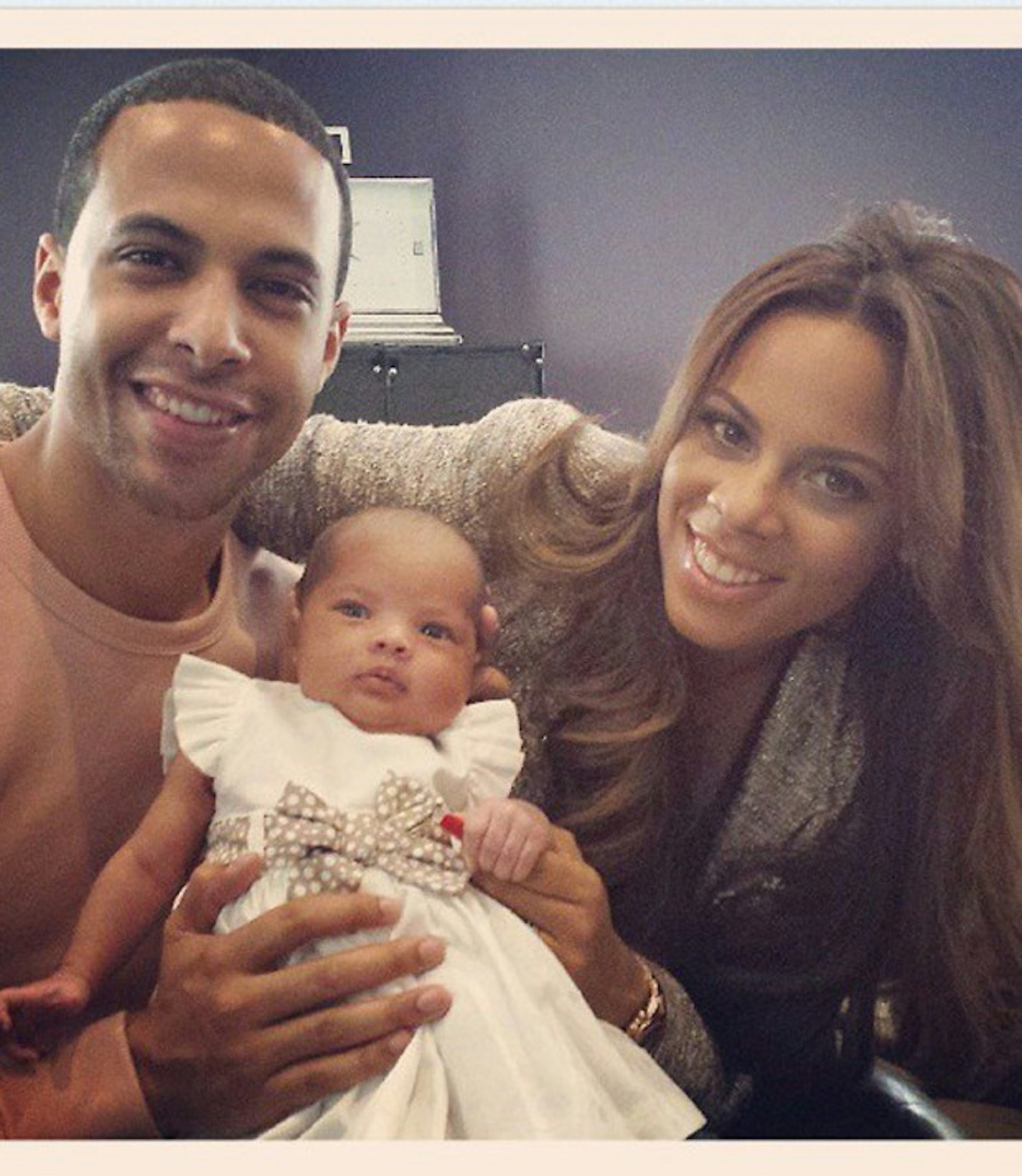 May 2013: Rochelle and Marvin Humes welcomed their first daughter Alaia-Mai on 20 May 2013