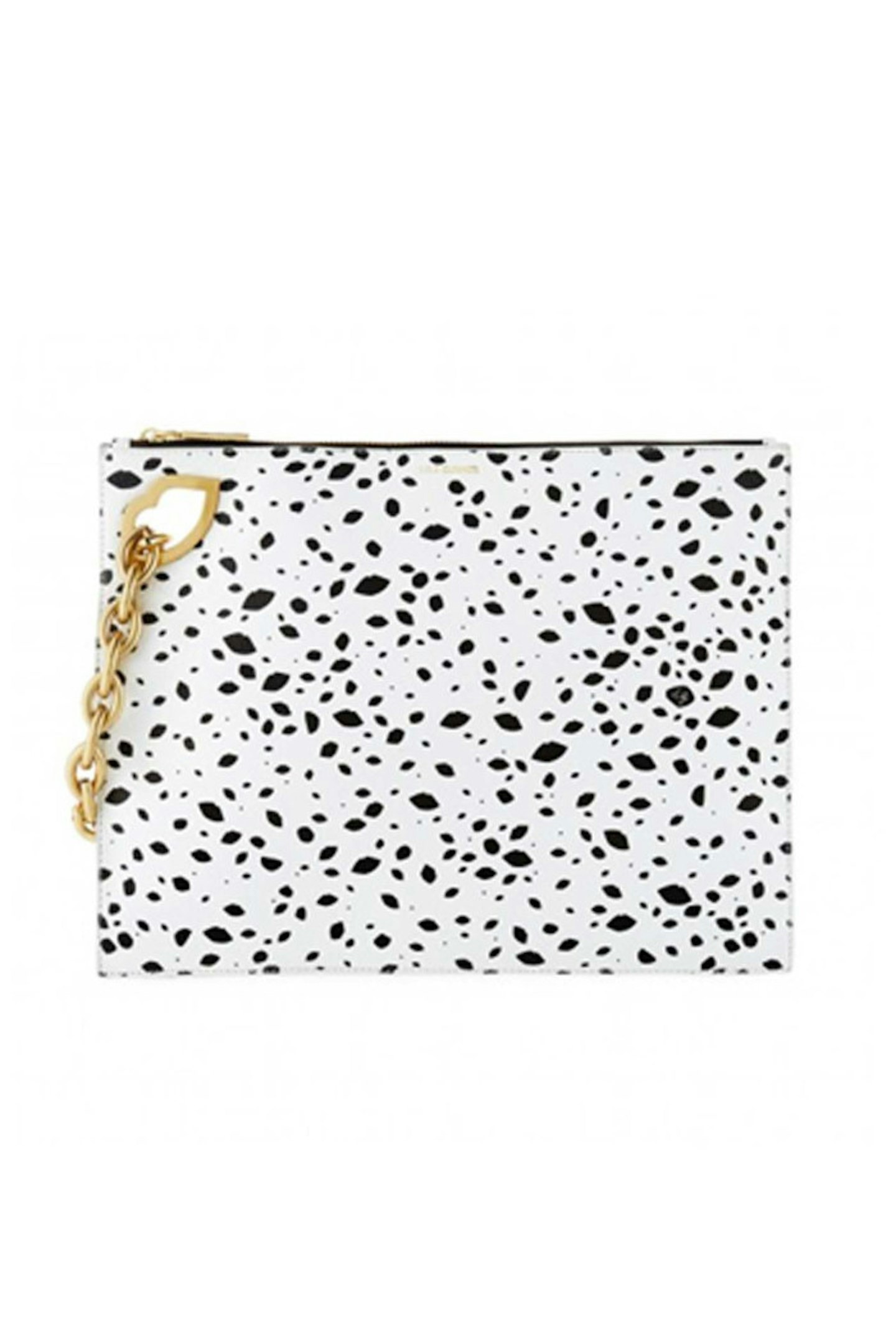 22. Cut out spot clutch, £225, Lulu Guinness