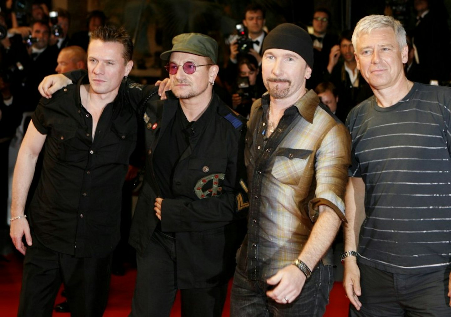 U2 on the red carpet