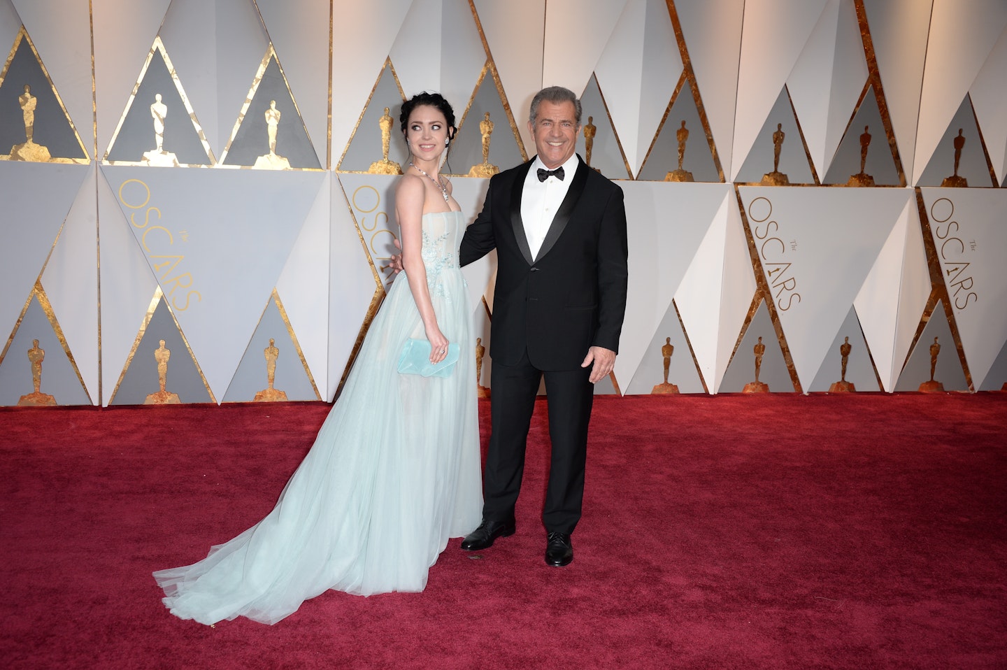 Rosalind Ross and Mel Gibson Academy Awards