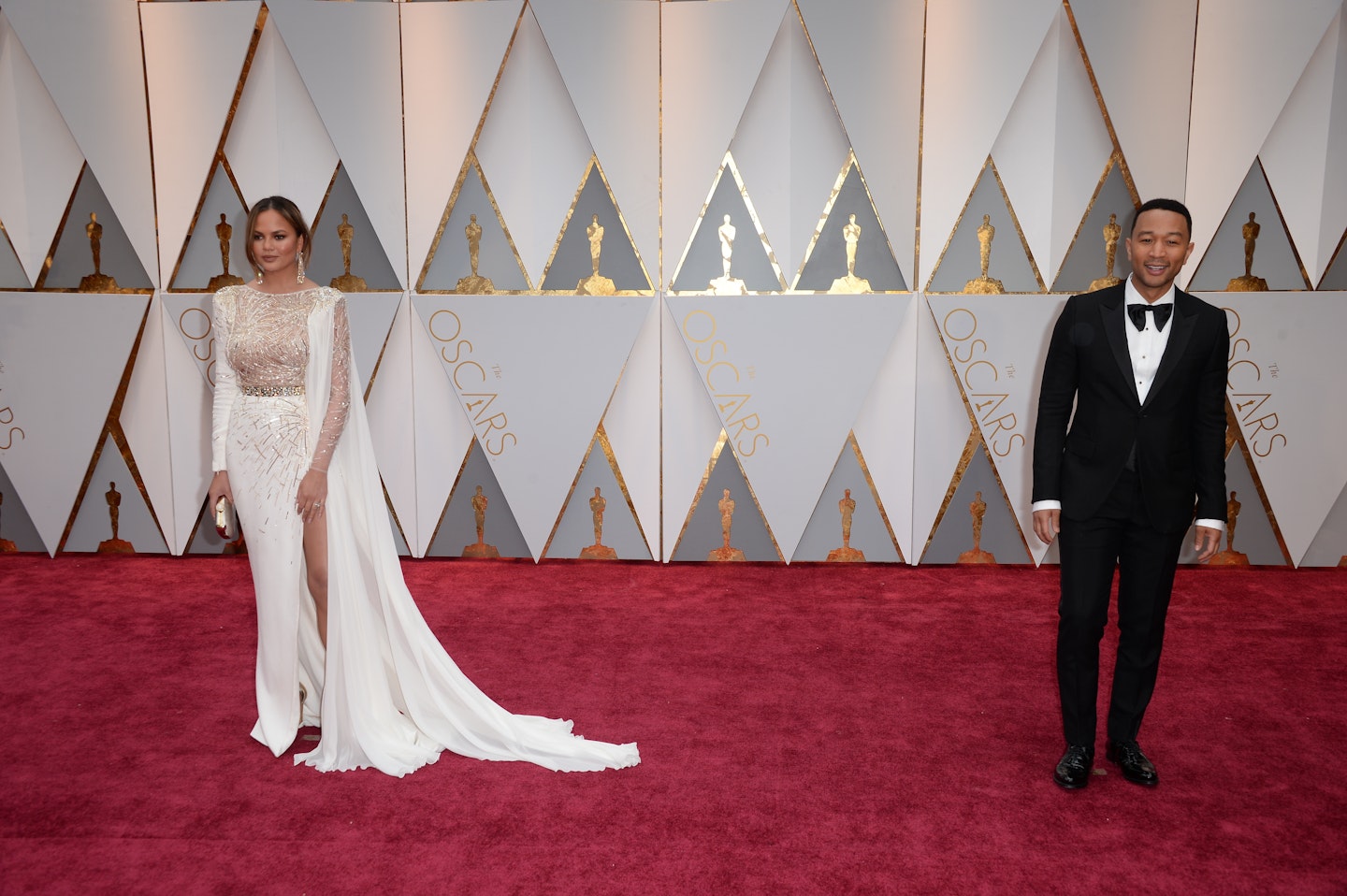Chrissy Teigen and John Legend Academy Awards