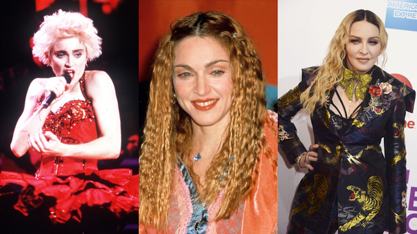 Madonna through the ages 
