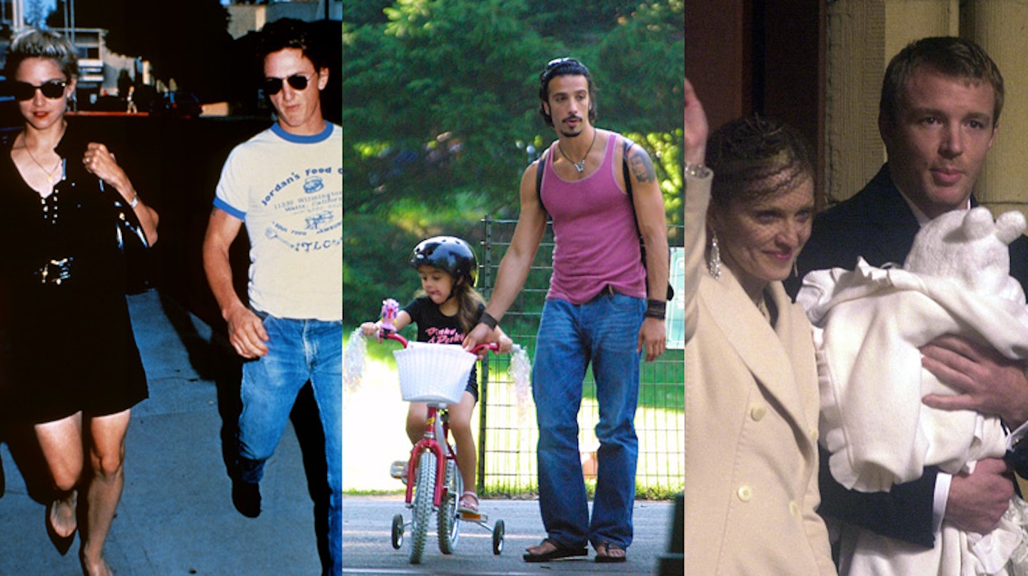 Madonna and Sean Penn / Carlos Leon with Lourdes / Madonna and Guy Ritchie with baby Rocco