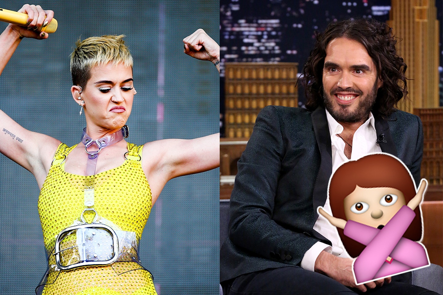 Katy Perry and Russell Brand