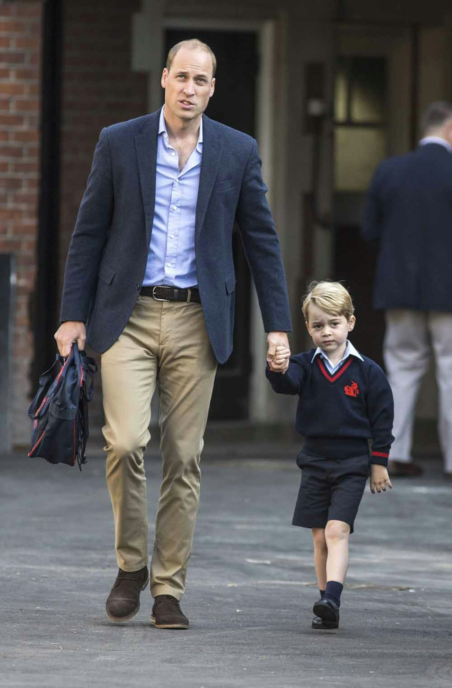 Prince William with his son Prince George
