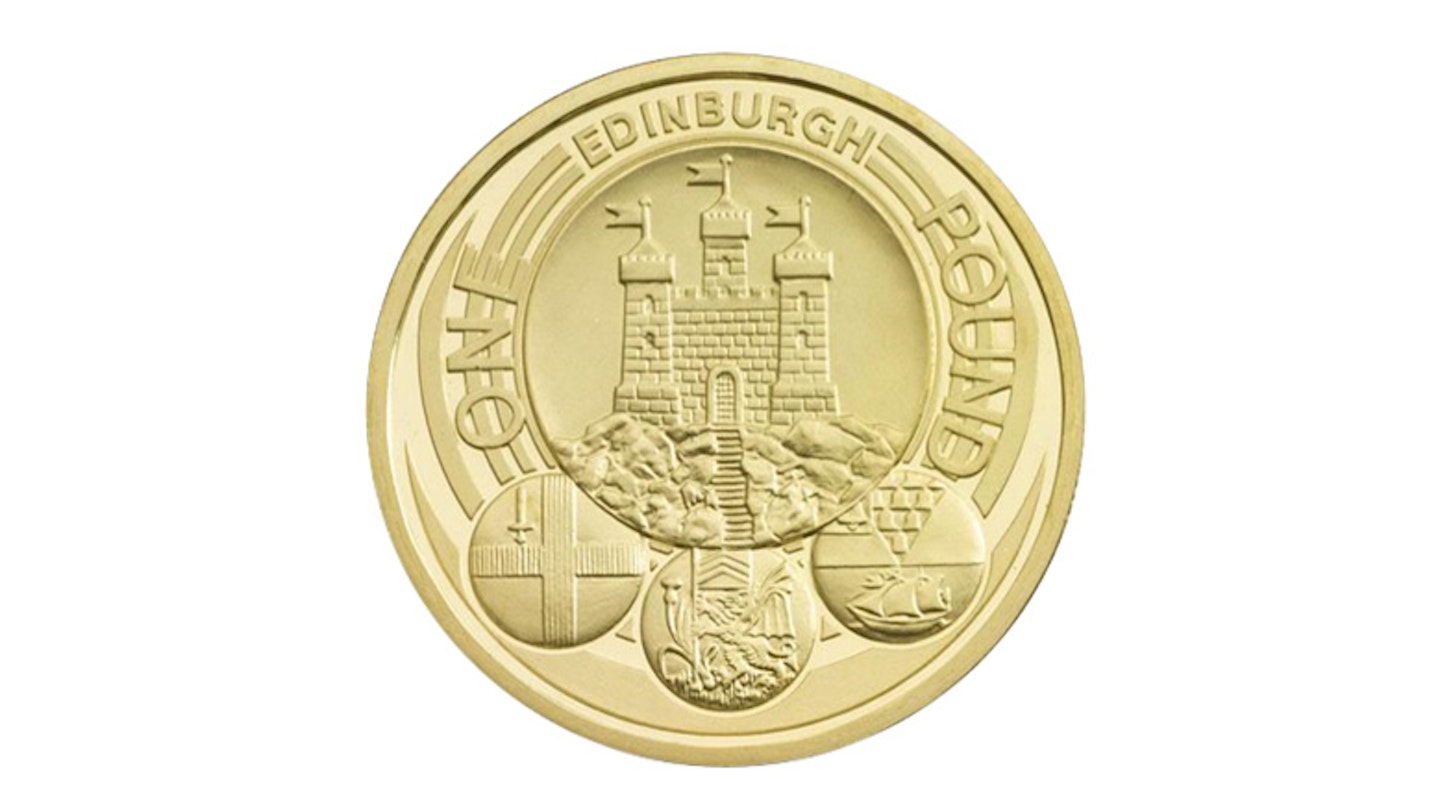 Edinburgh City £1 coin