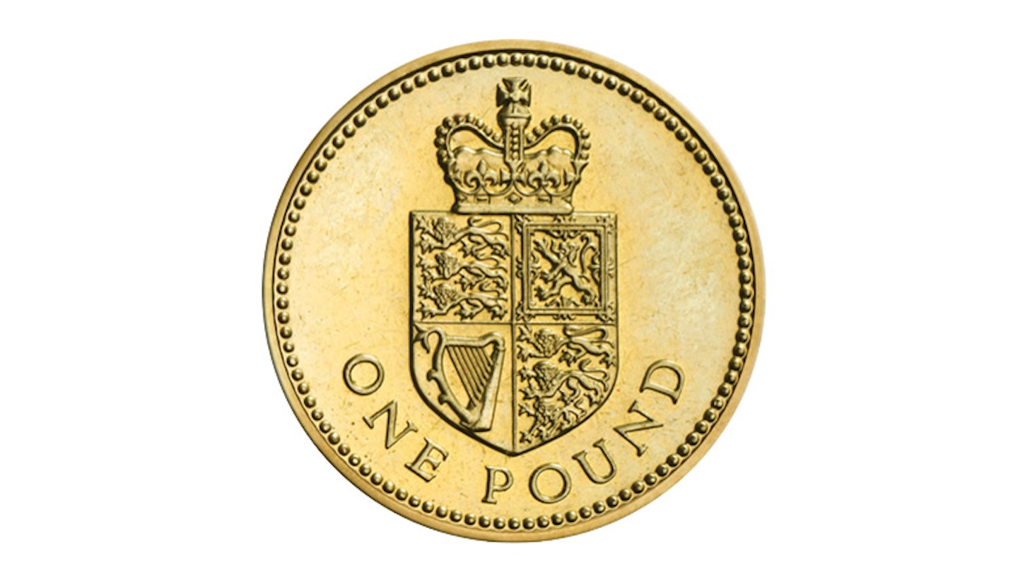 UK Crowned Shield £1 coin
