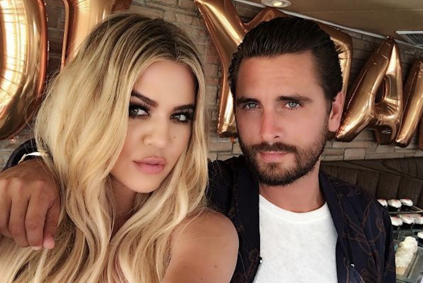 Khloe and Scott