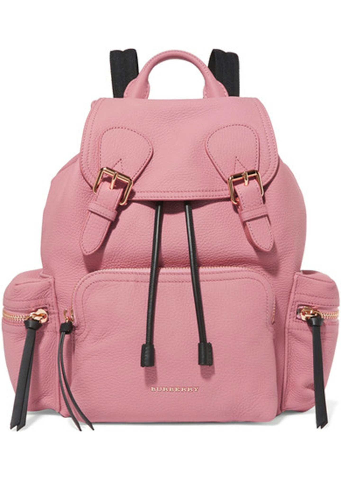 Burberry, Medium Mesh-Trimmed Textured-Leather Backpack, £1395