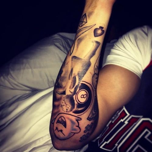 Justin bieber Tattoo Original Design | Justin bieber | Sbm Tattoo @ justinbieber - YouTube