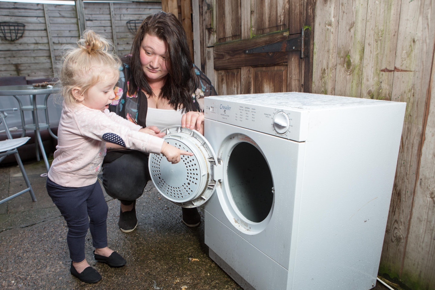 tumble dryer, toddler