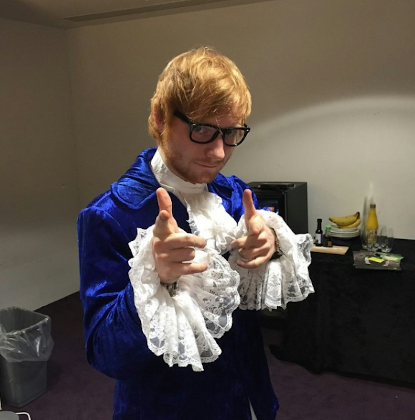 Ed Sheeran as Austin Powers