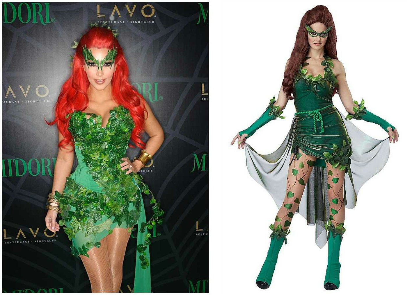 Kim Kardashian as Poison Ivy