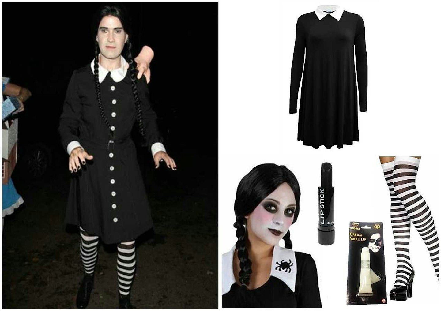 Jimmy Carr as Wednesday Addams from The Addams Family