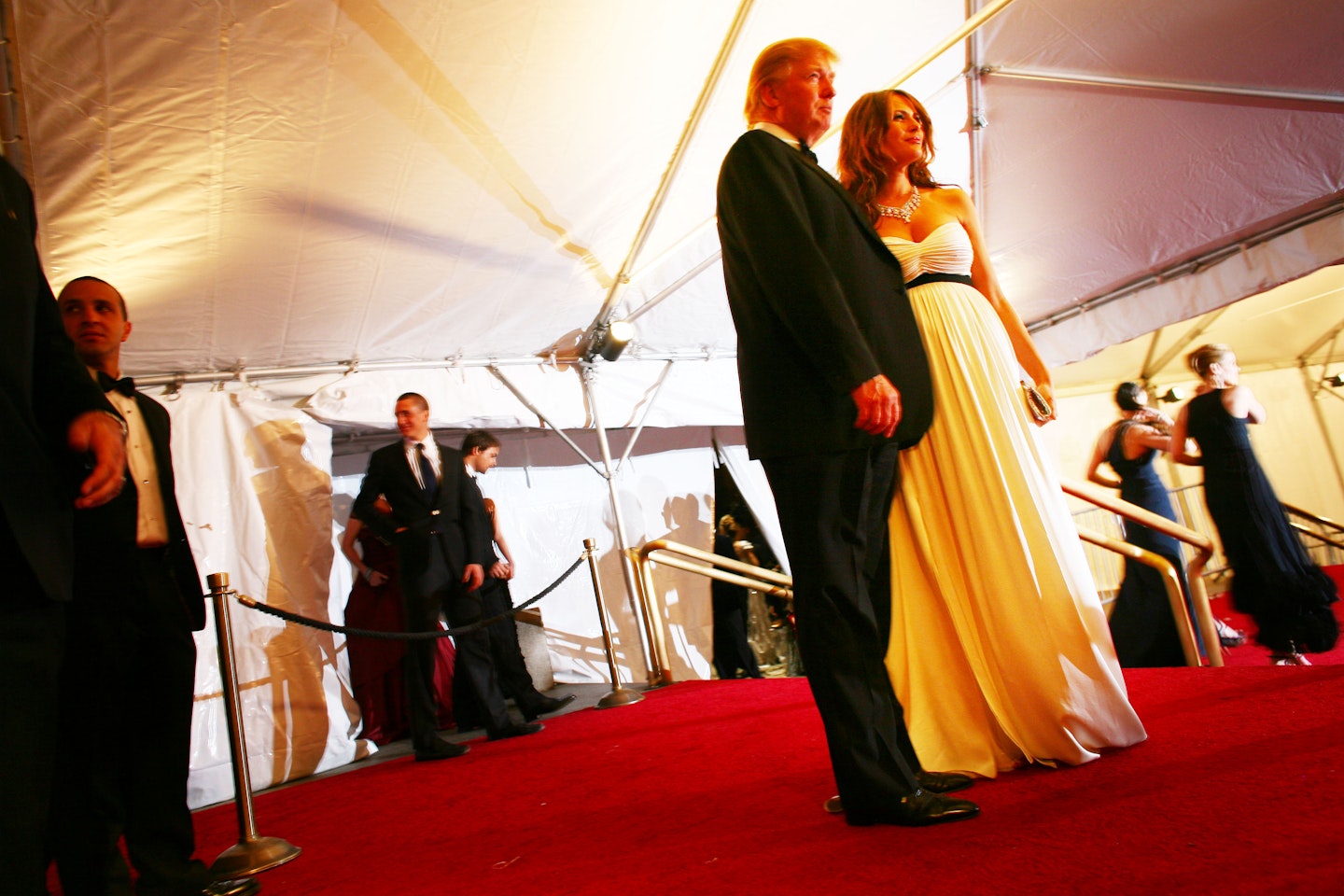Donald and Melania Trump at the Met Gala