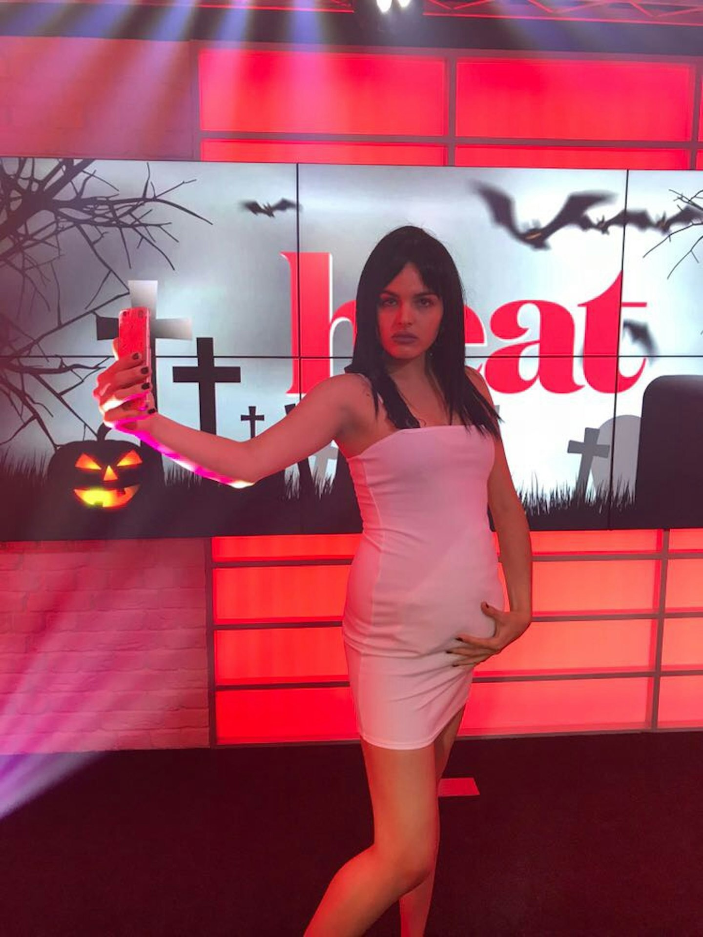 Pregnant reality TV star costume