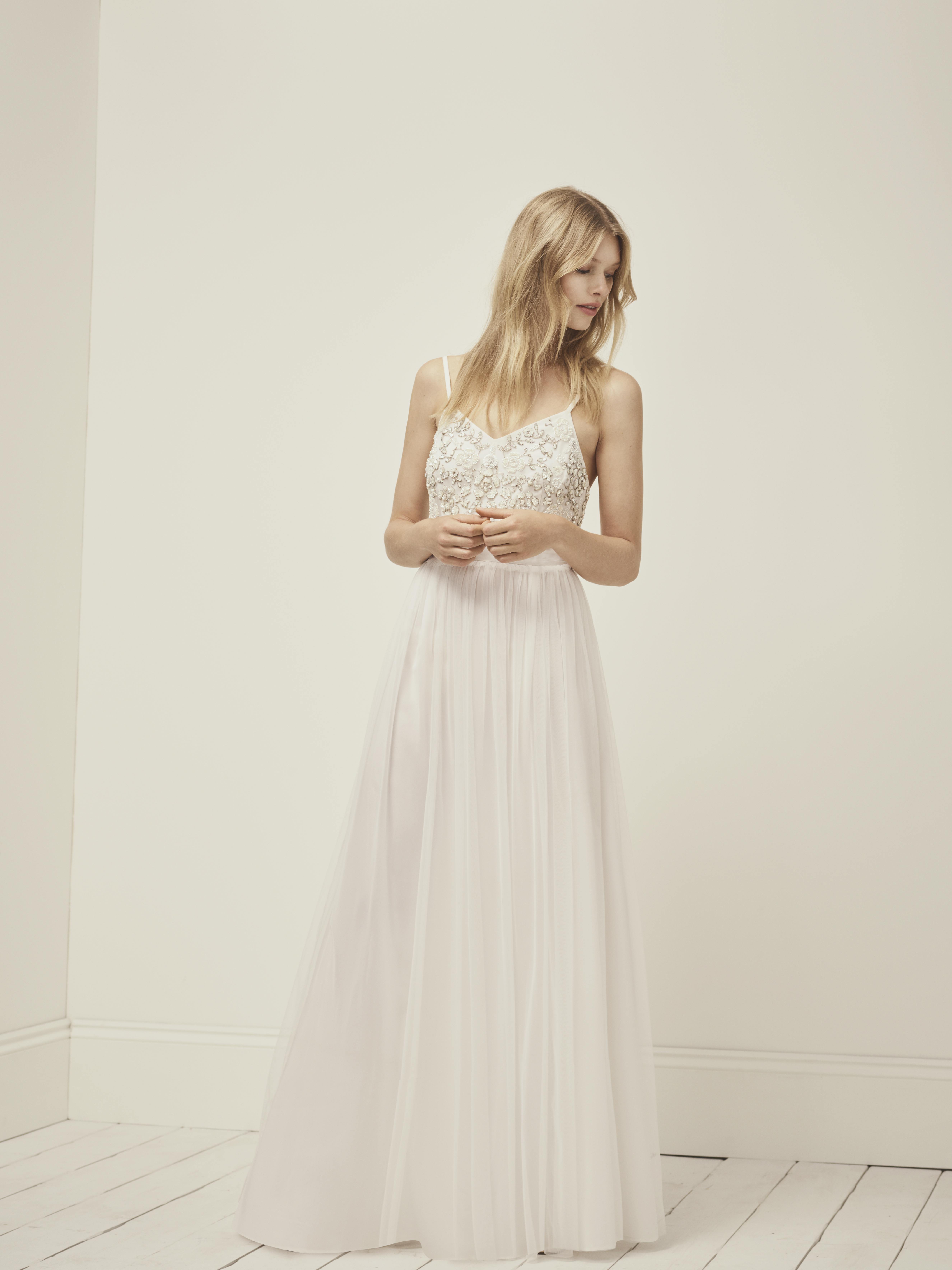 French connection palmero 2024 embellished wedding dress