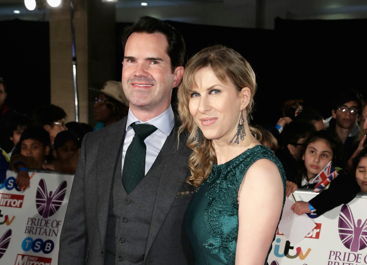 Jimmy Carr and wife