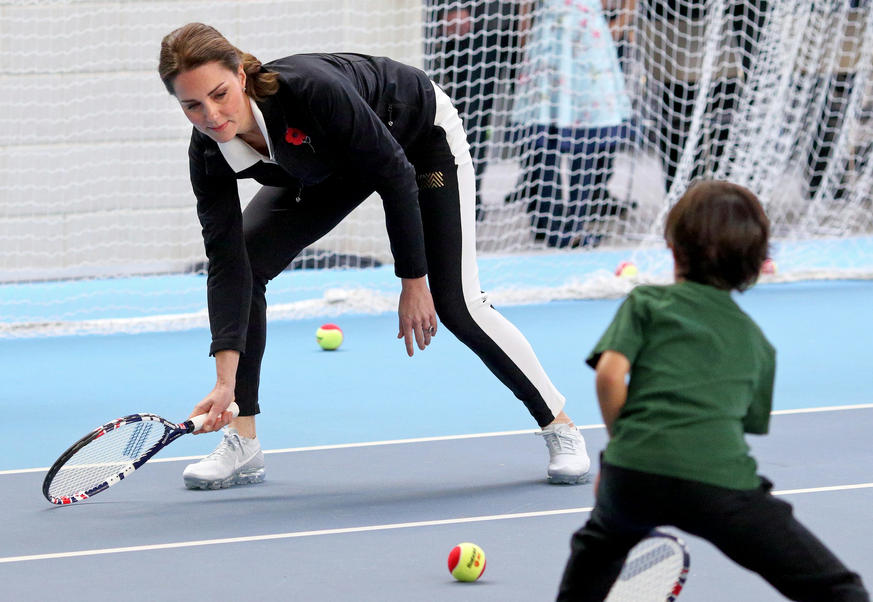 Kate Middleton Wears £220 Leggings And Nike Trainers For Tennis - Grazia