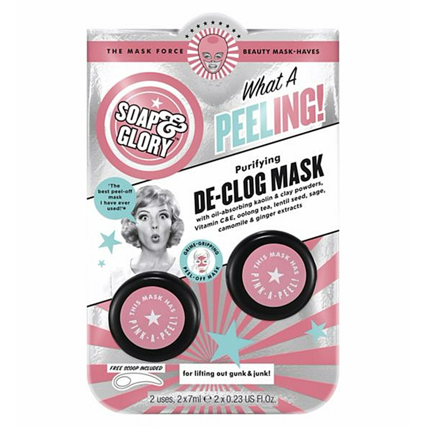 Soap and Glory, peel-off face masks
