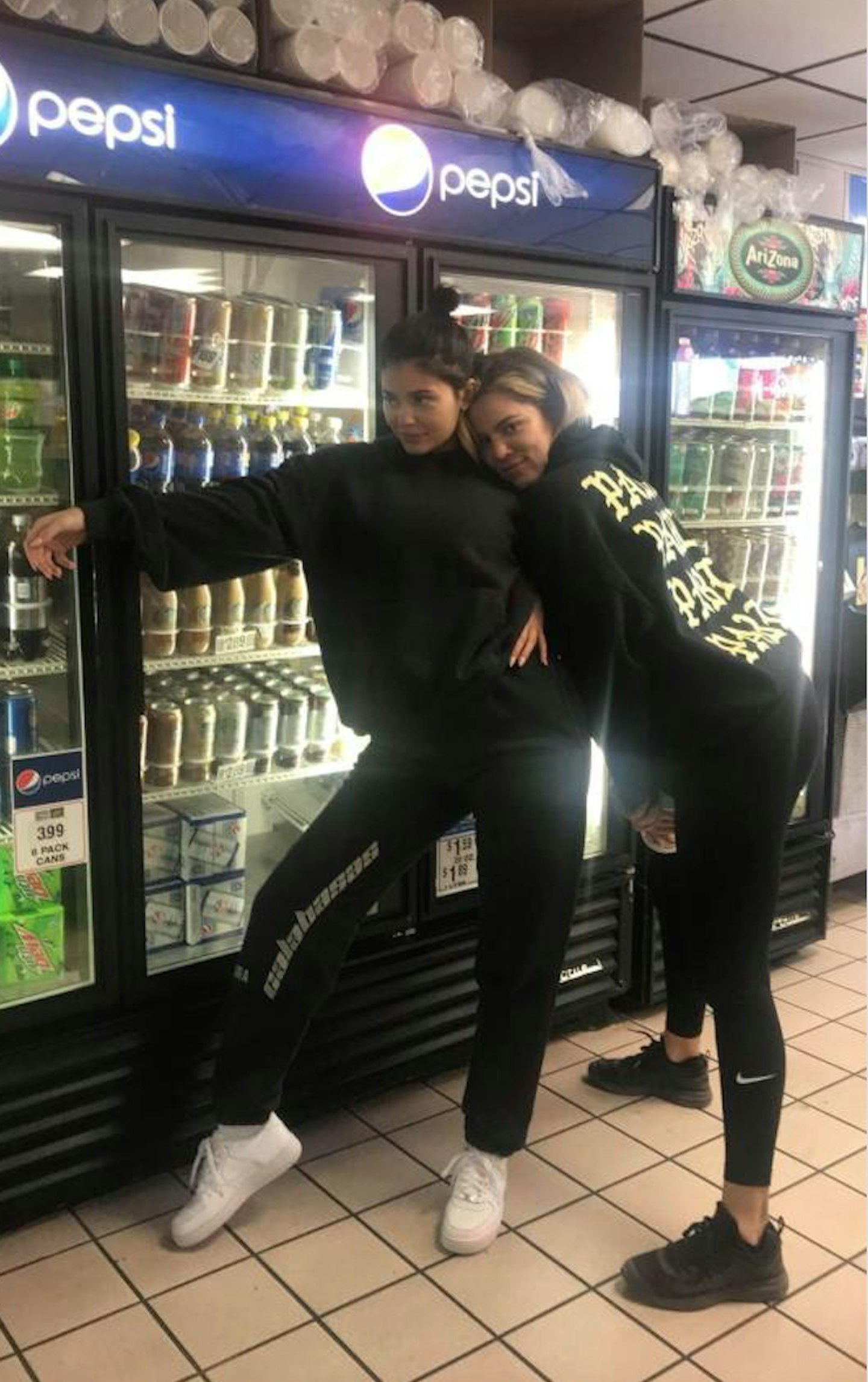 Kylie and Khloe