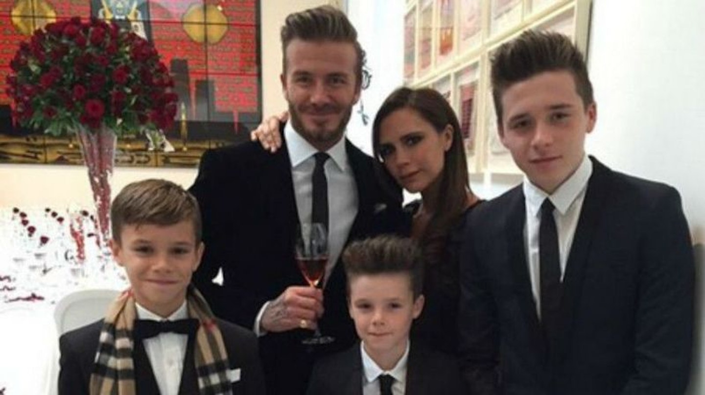 David Beckham family