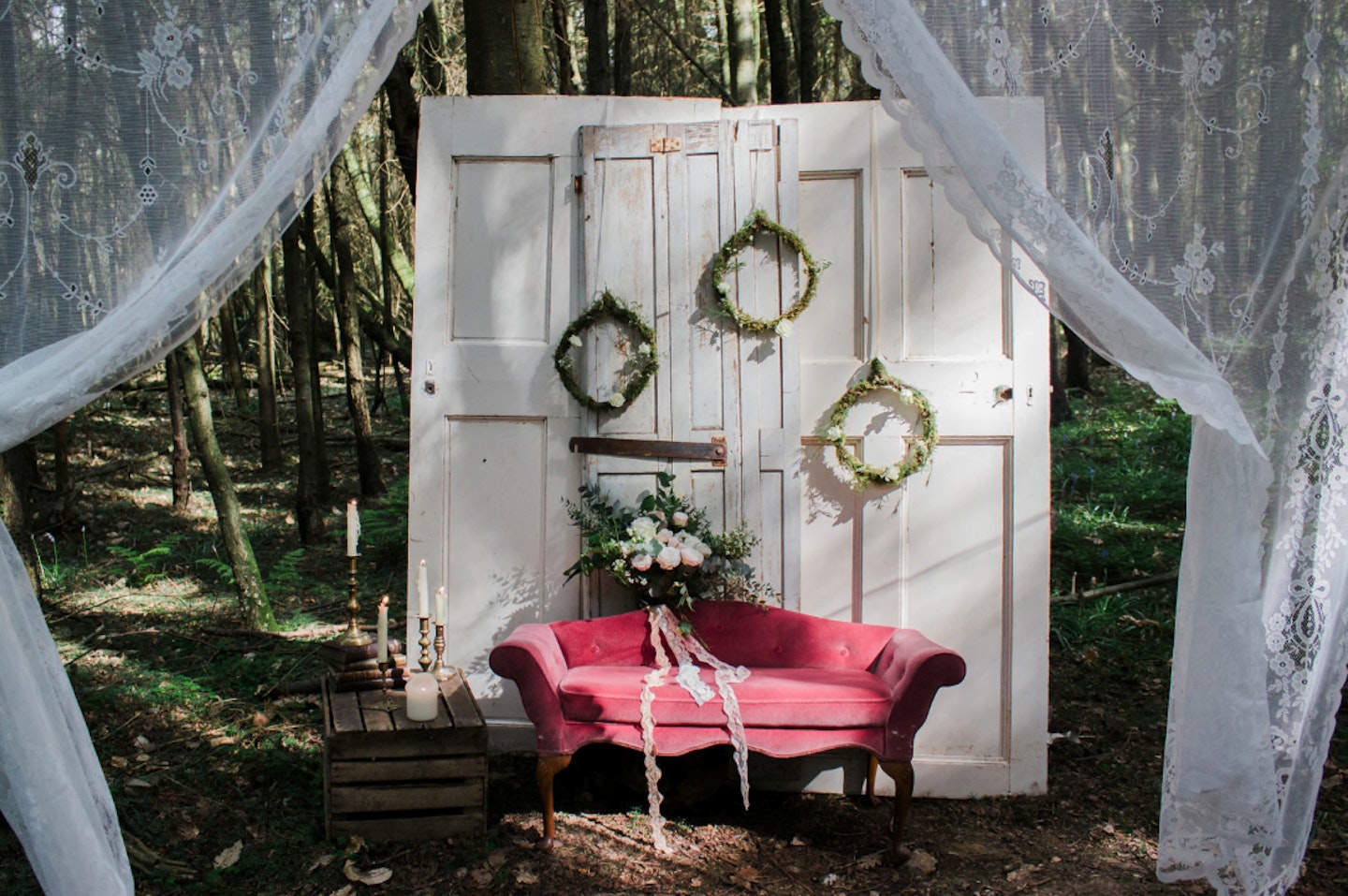 vintage wedding styling props
