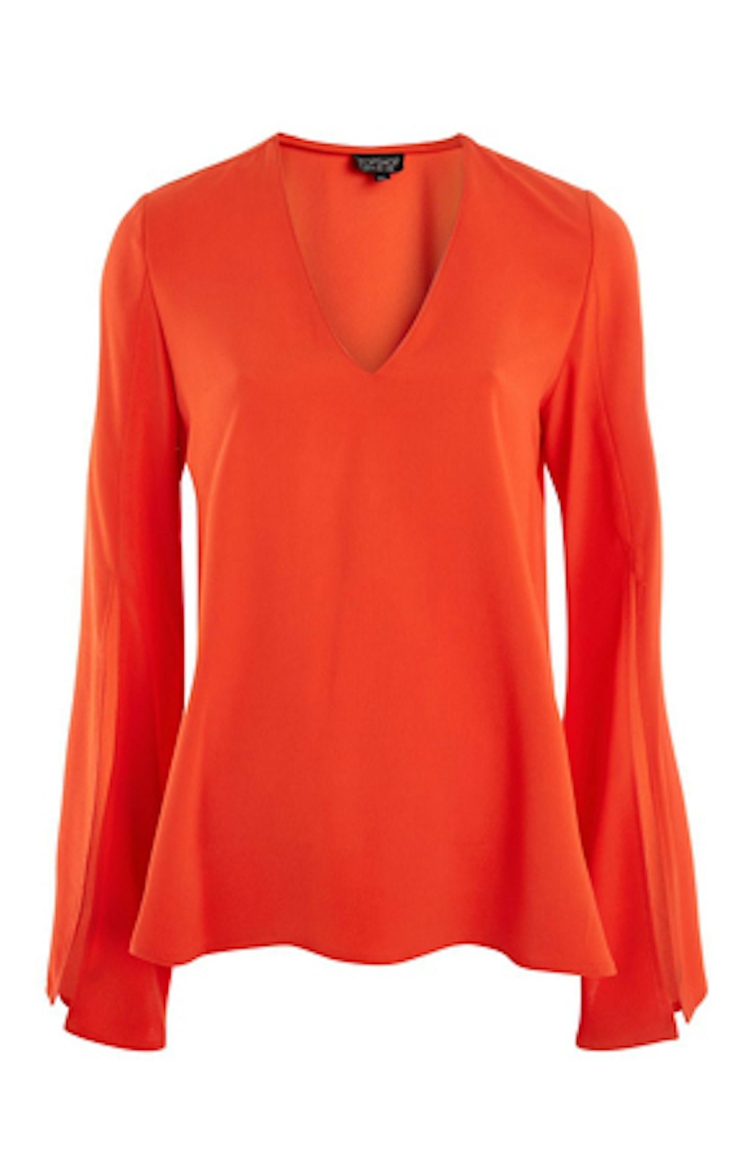 v neck tie blouse topshop