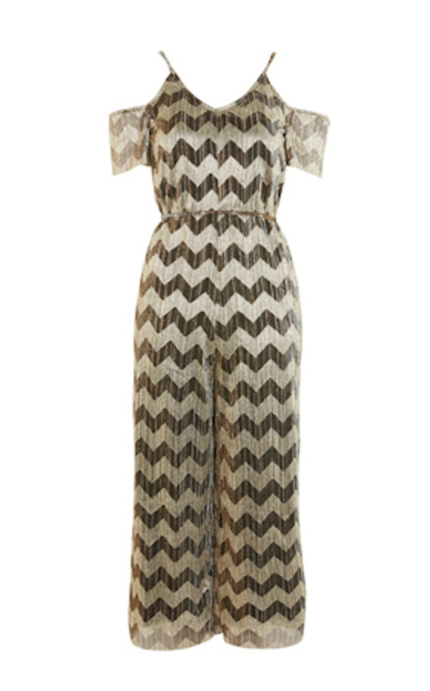 zigzag jumpsuit topshop