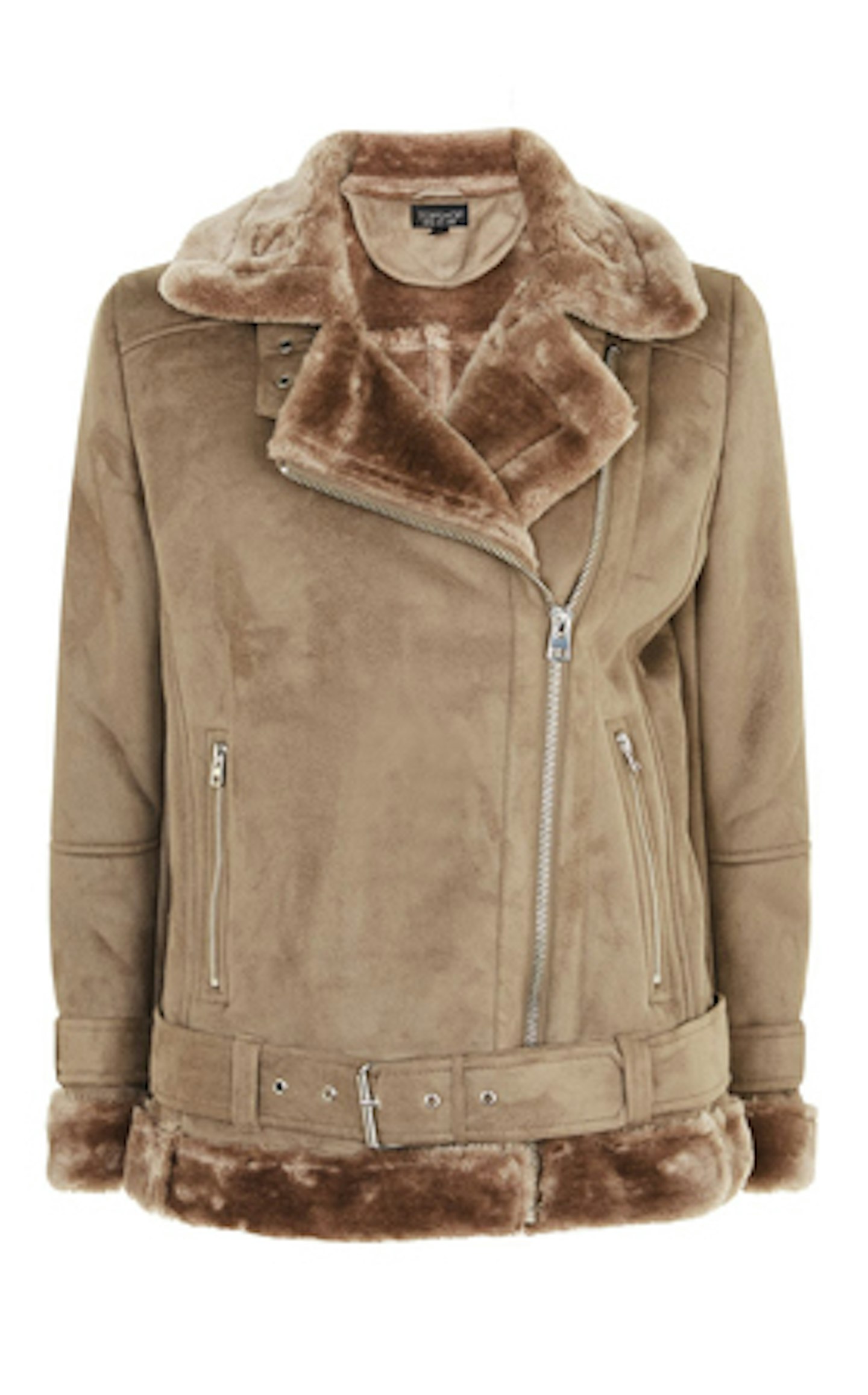 faux shearling jacket