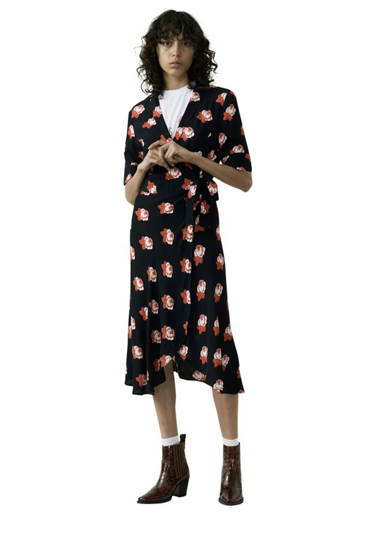 Ganni dress and T-shirt