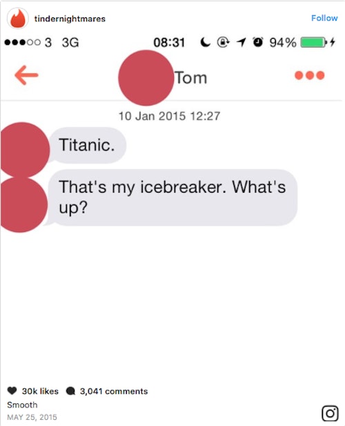 The Best Opening Lines We've Spotted On Tinder | Grazia