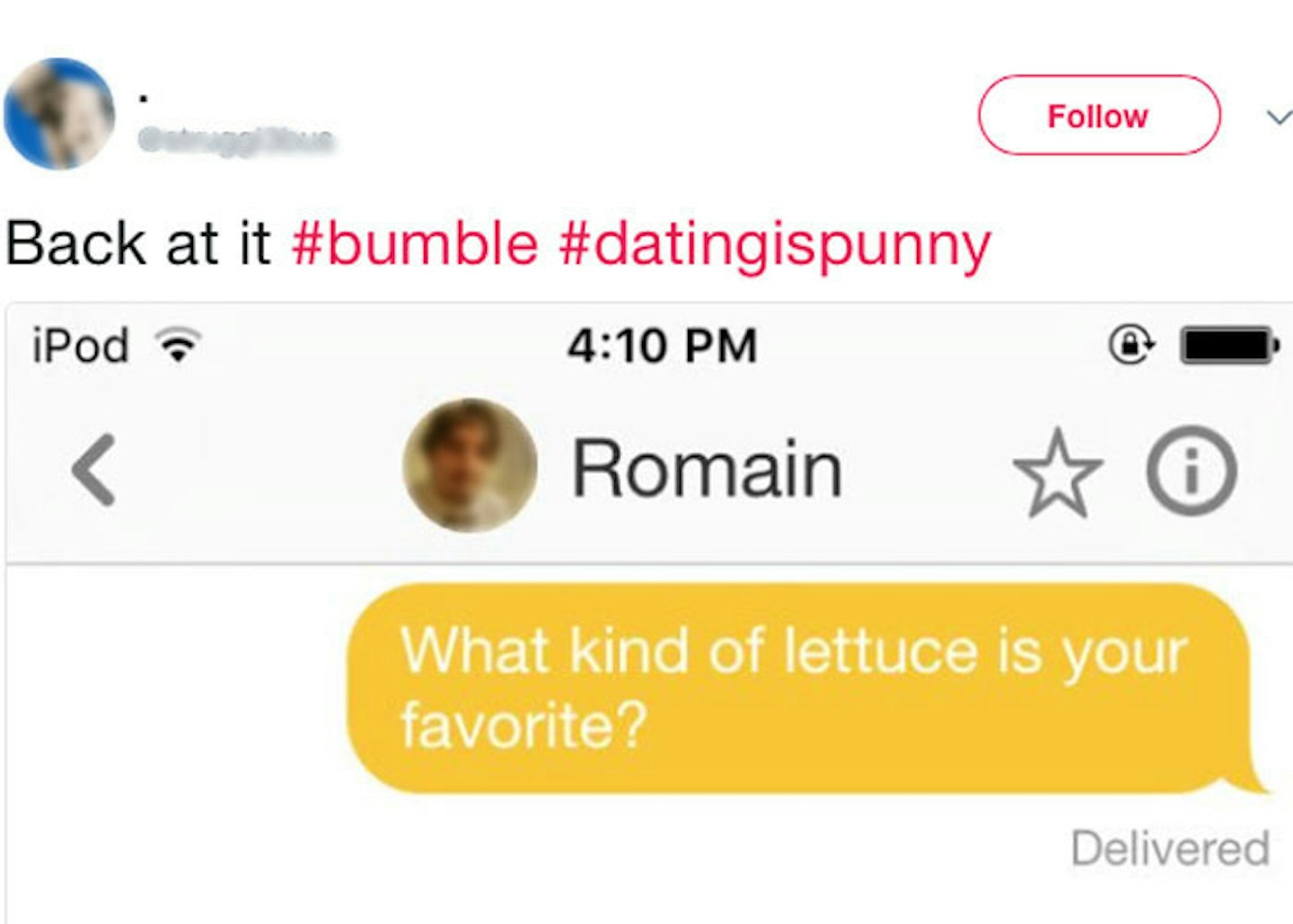 Bumble Opening Lines