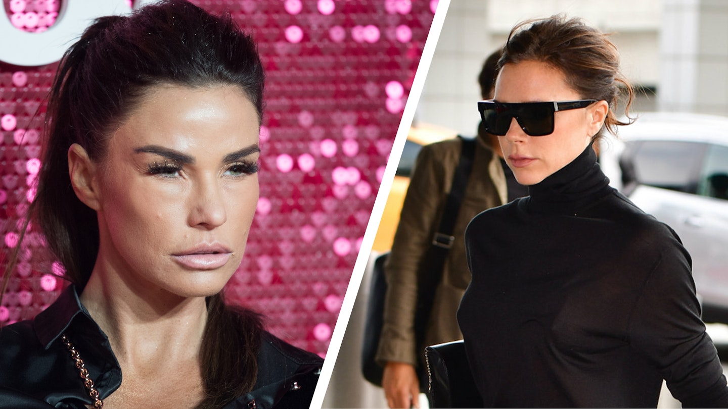 Katie Price Victoria Beckham