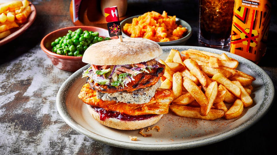 Nando’s Christmas burger’s here and it looks clucking delicious