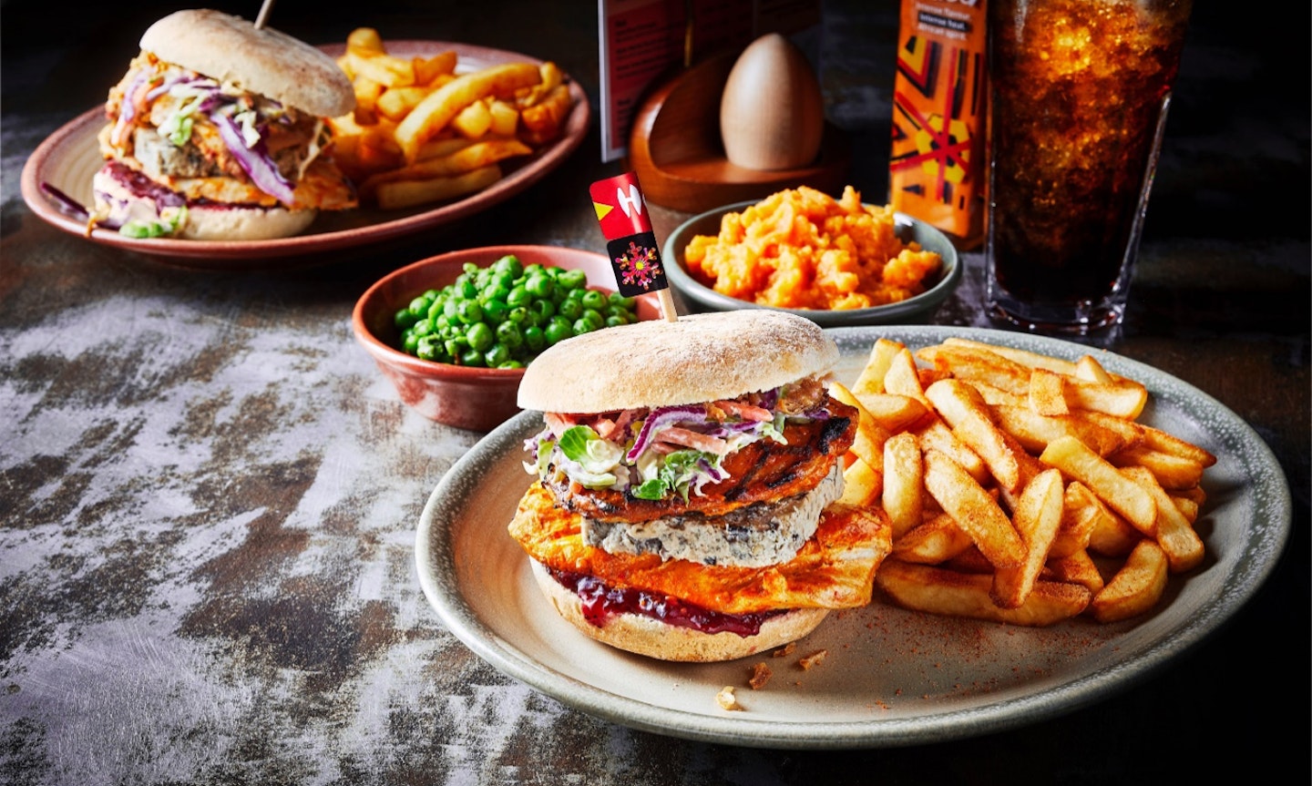 Nando's Christmas burger