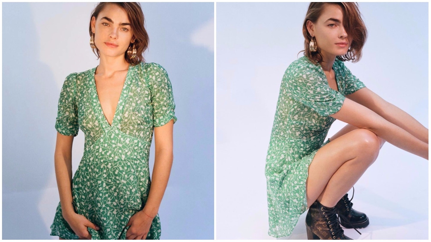 realisation par kate dress green New! Realisation Par The Kate in Summer Loving Green, XS (100% Authentic) *Rare