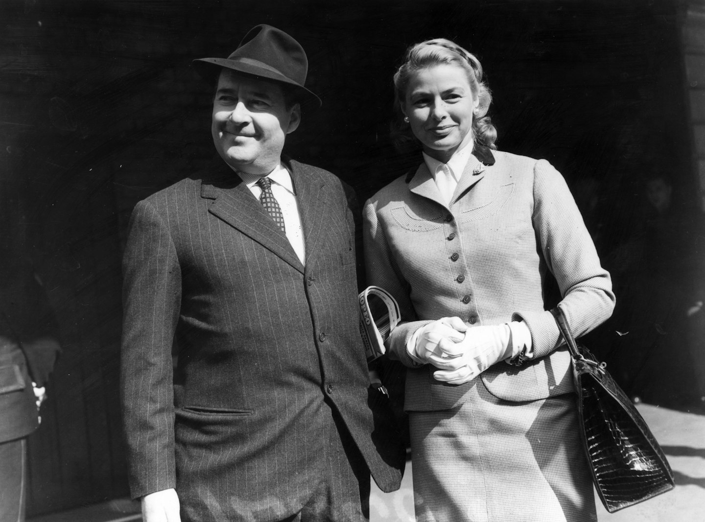Ingrid Bergman and Roberto Rossellini
