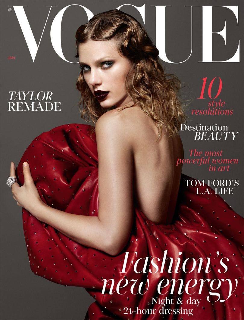 Taylor Swift gets vampy af for Vogue | Celebrity | Heat