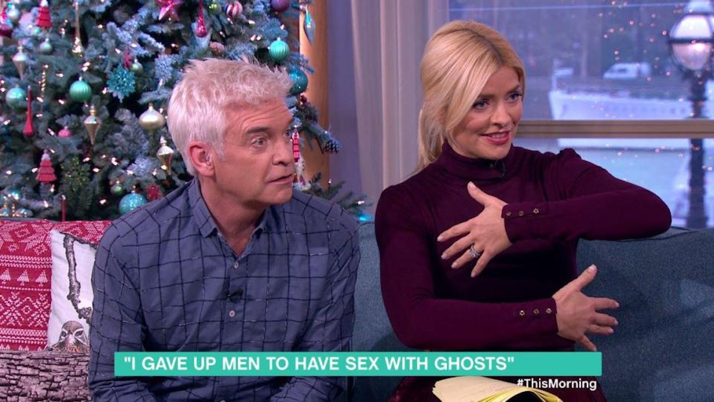 Holly Willoughby Phillip Schofield This Morning ghost sex