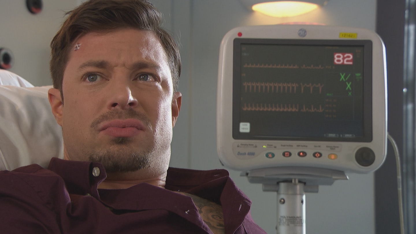hollyoaks christmas spoilers ryan tegan hospital