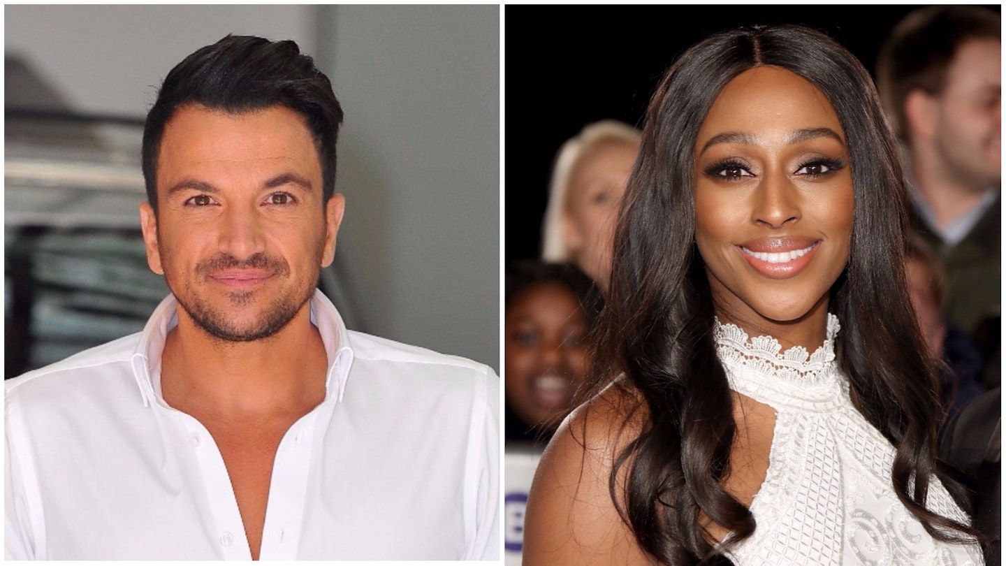 Peter Andre and Alexandra Burke